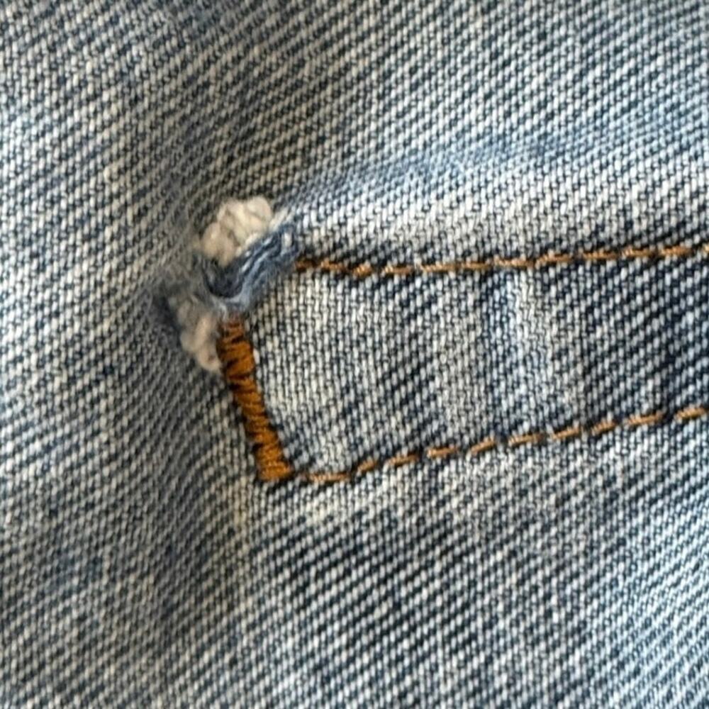 Levi's 505 Men's 36x30 100% Cotton 5-pocket straight regular fit dark stonewash - Picture 6 of 10